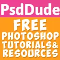 PSDDude Photoshop Tutorials and Resources