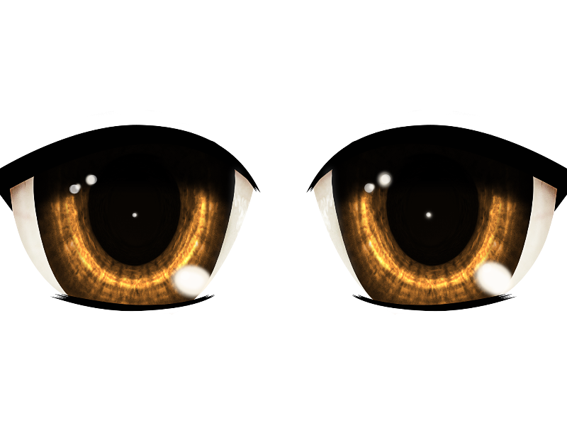 Anime Manga Eyes PNG (Isolated-Objects) | Textures for Photoshop