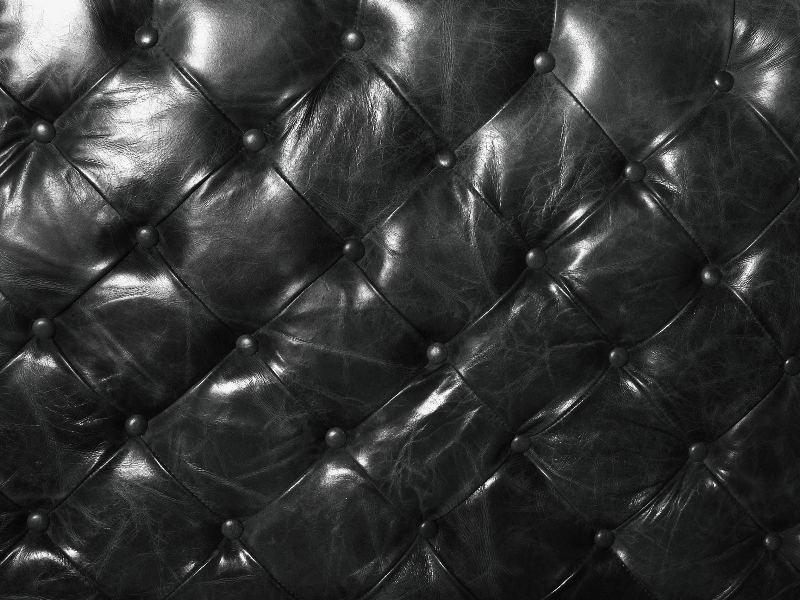 Seamless Black Leather Texture For Photoshop (Fabric)