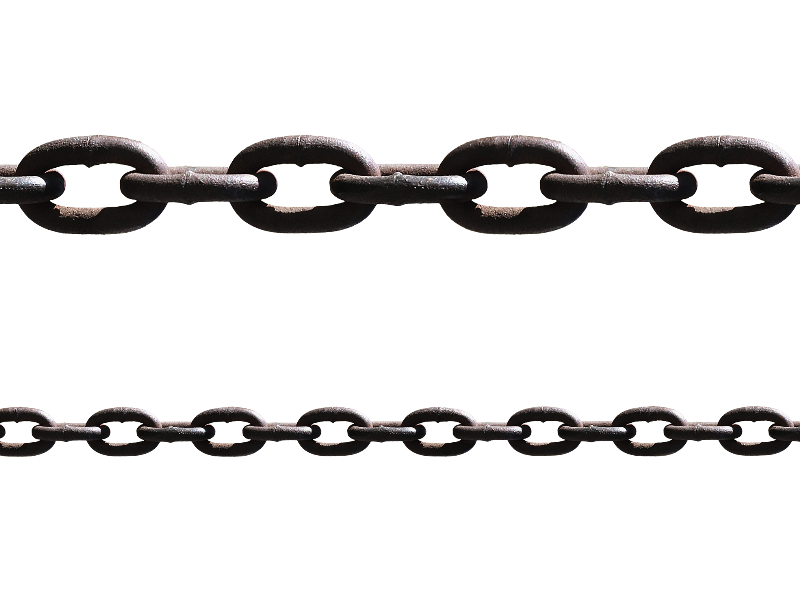 Metal Chain PNG Seamless and Free (Isolated-Objects)