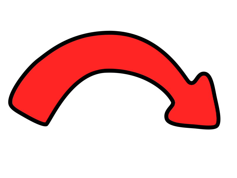 curved arrows clip art