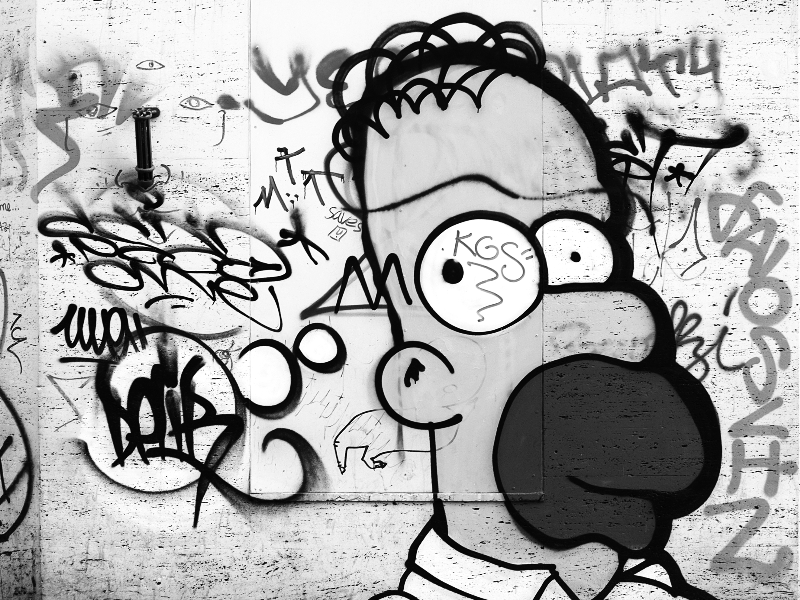 Graffiti Black And White Drawings High Res Texture