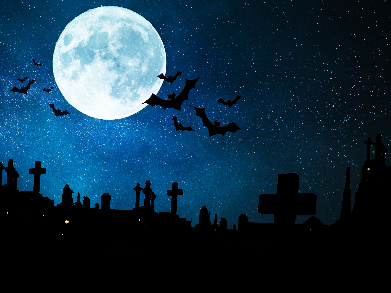 Halloween Night Background Free (Clouds-And-Sky)  Textures for Photoshop