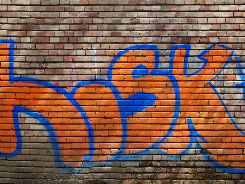 graffiti brick wall hd