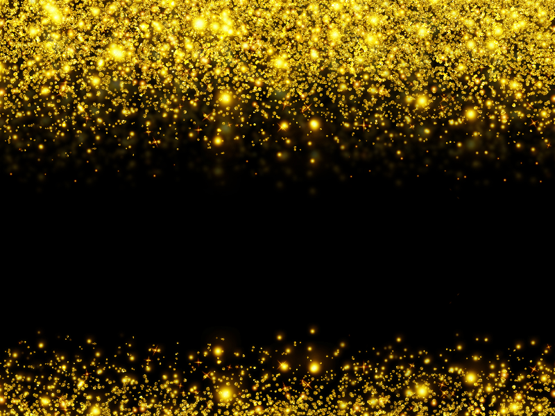 Animated Golden Glitter Gif Texture Overlay (Bokeh-And-Light