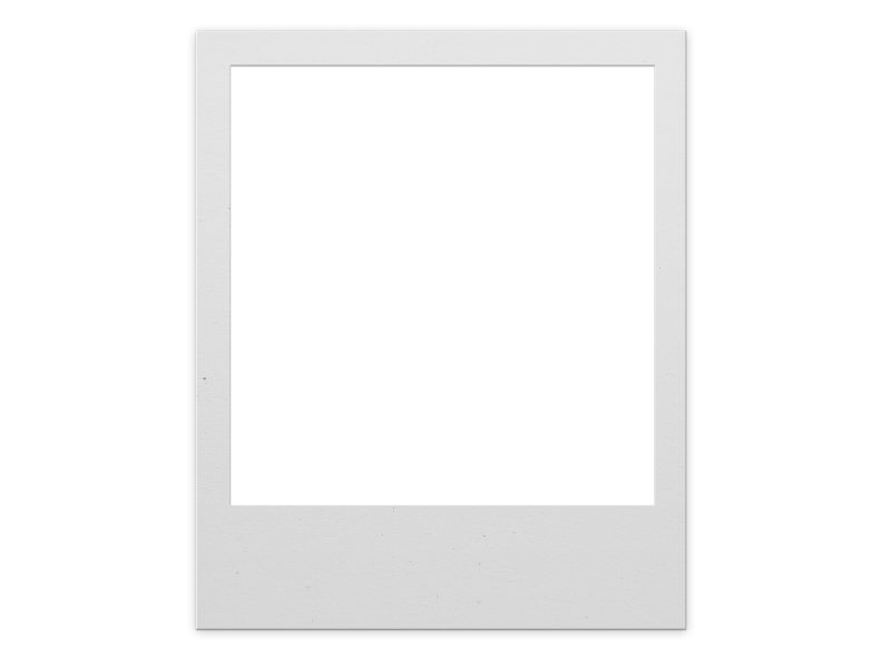 Polaroid Frame PNG For Photoshop (Isolated-Objects)
