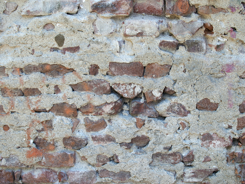 Real Exposed Brick Cracked Wall Texture
