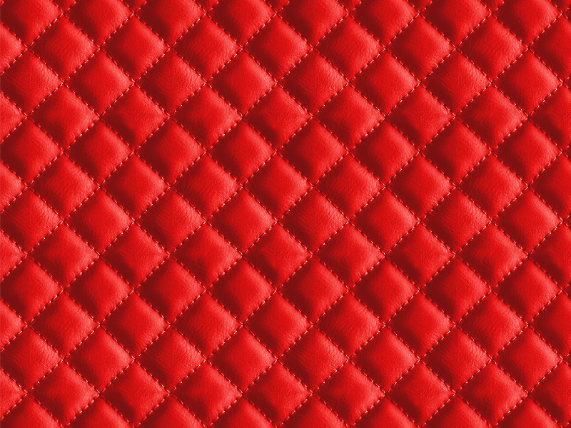 Red Sofa Leather Seamless Texture (Fabric)