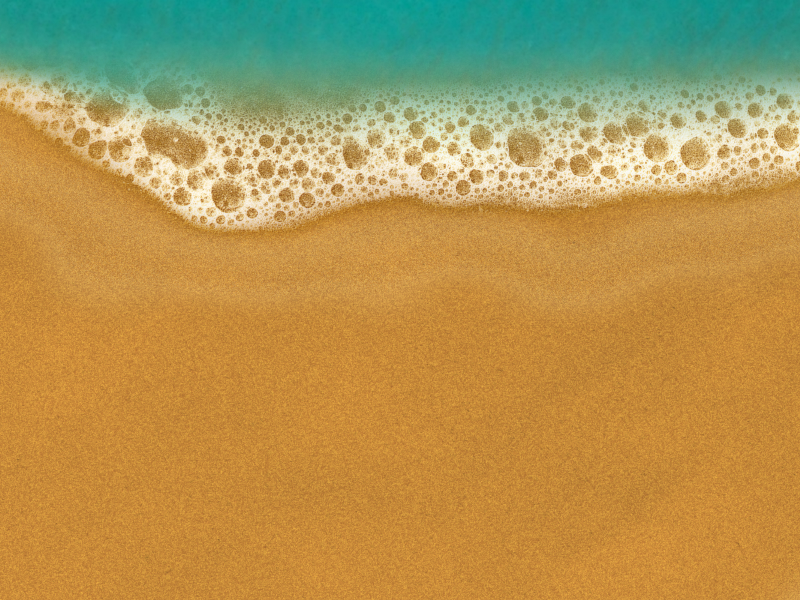 Sandy Beach Background With Sand and Sea Foam (Ground-Dirt-And-Sand) | Textures for Photoshop