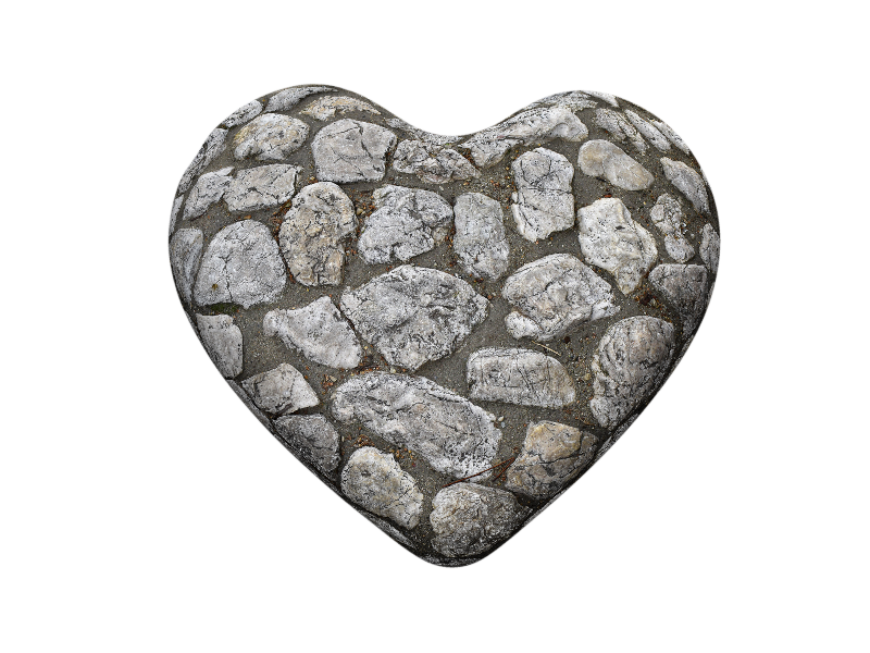 Rock Stone Heart PNG Image (Isolated-Objects) | Textures for Photoshop