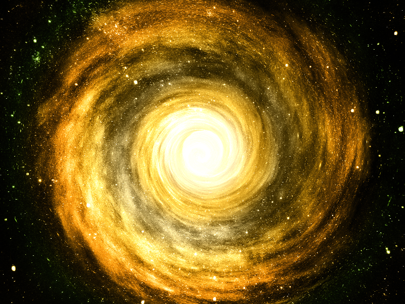 yellow space background