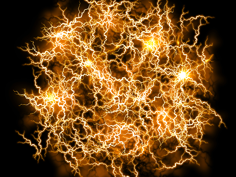 Energy FX Yellow Ball Of Lightning Texture Overlay (Bokeh-And-Light) |  Textures for Photoshop