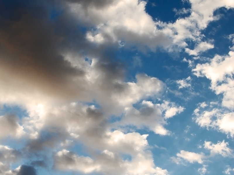 Fluffy Clouds Sky Texture Background