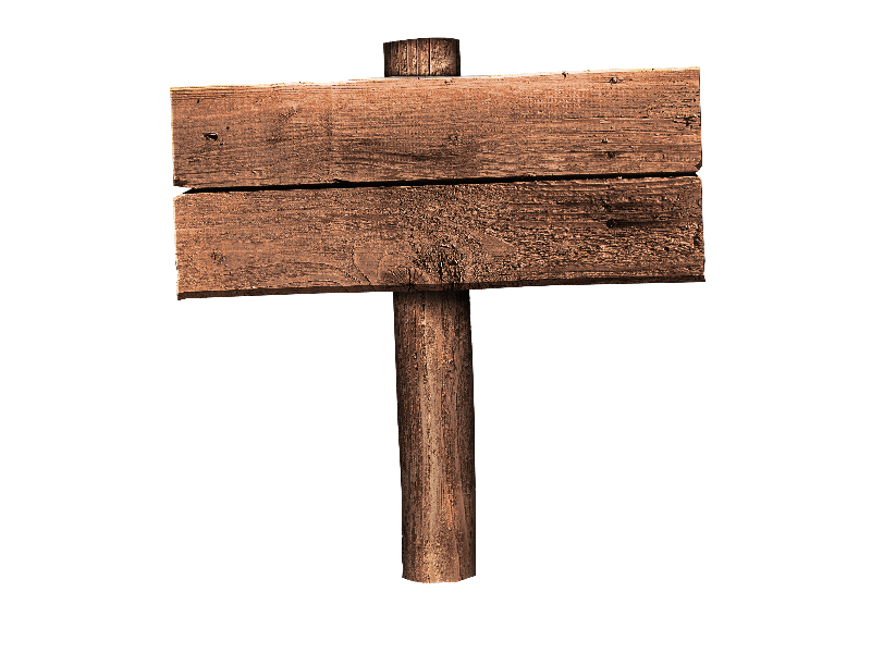 Wooden Sign Png