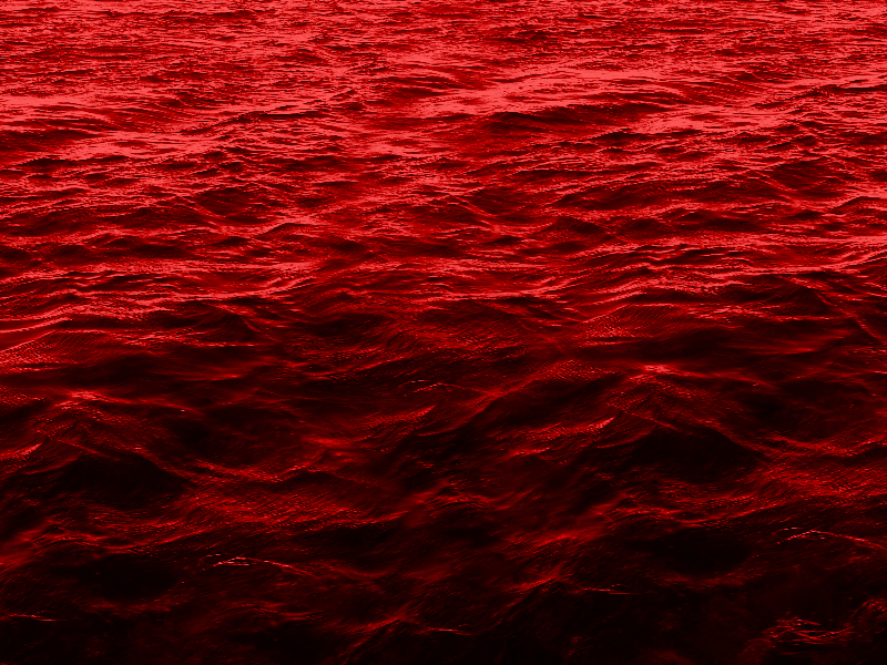 Horror Blood Water Texture with Waves