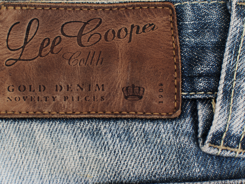Lee Cooper Jeans Leather Label Texture (Fabric) | Textures for Photoshop