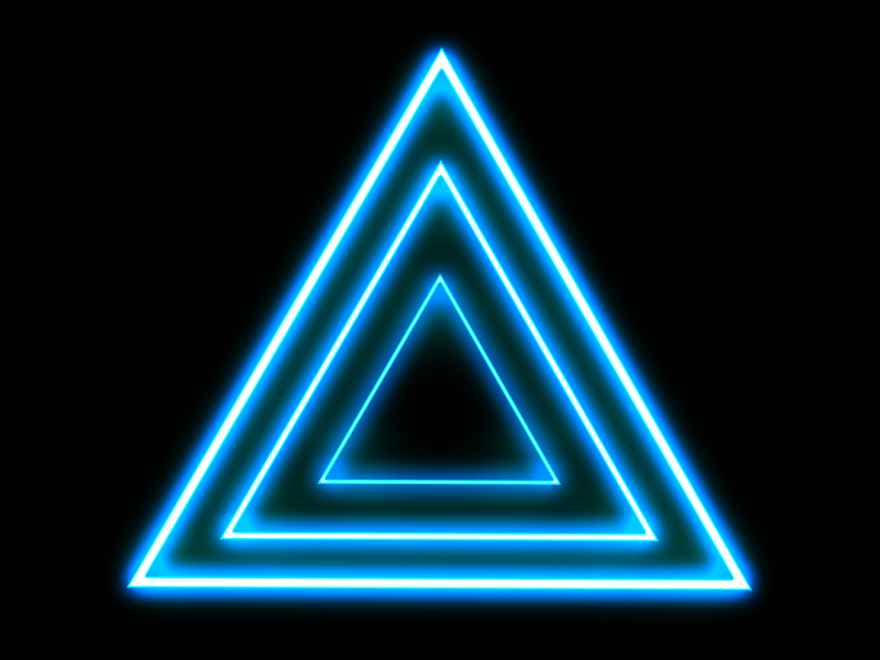 Neon Triangle