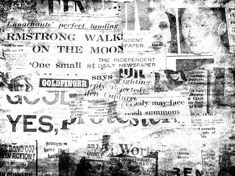 Newspaper Background Vintage Texture Free (Paper) | Textures for Photoshop