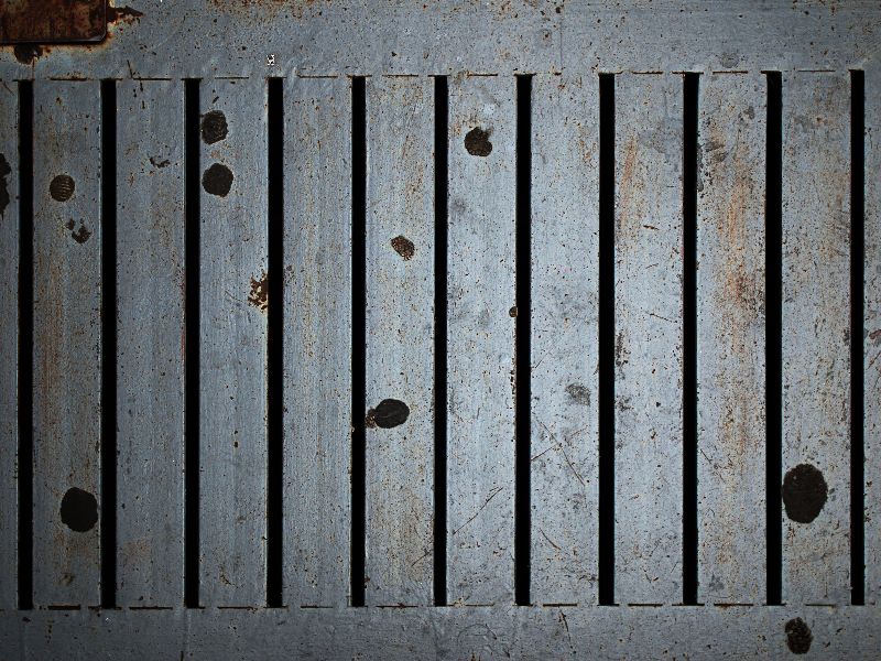 Old Rusty Metal Grill Floor Texture Free text effect