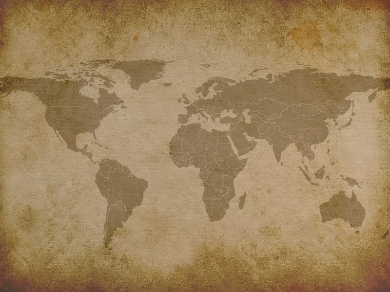 Vintage World Map Texture Free